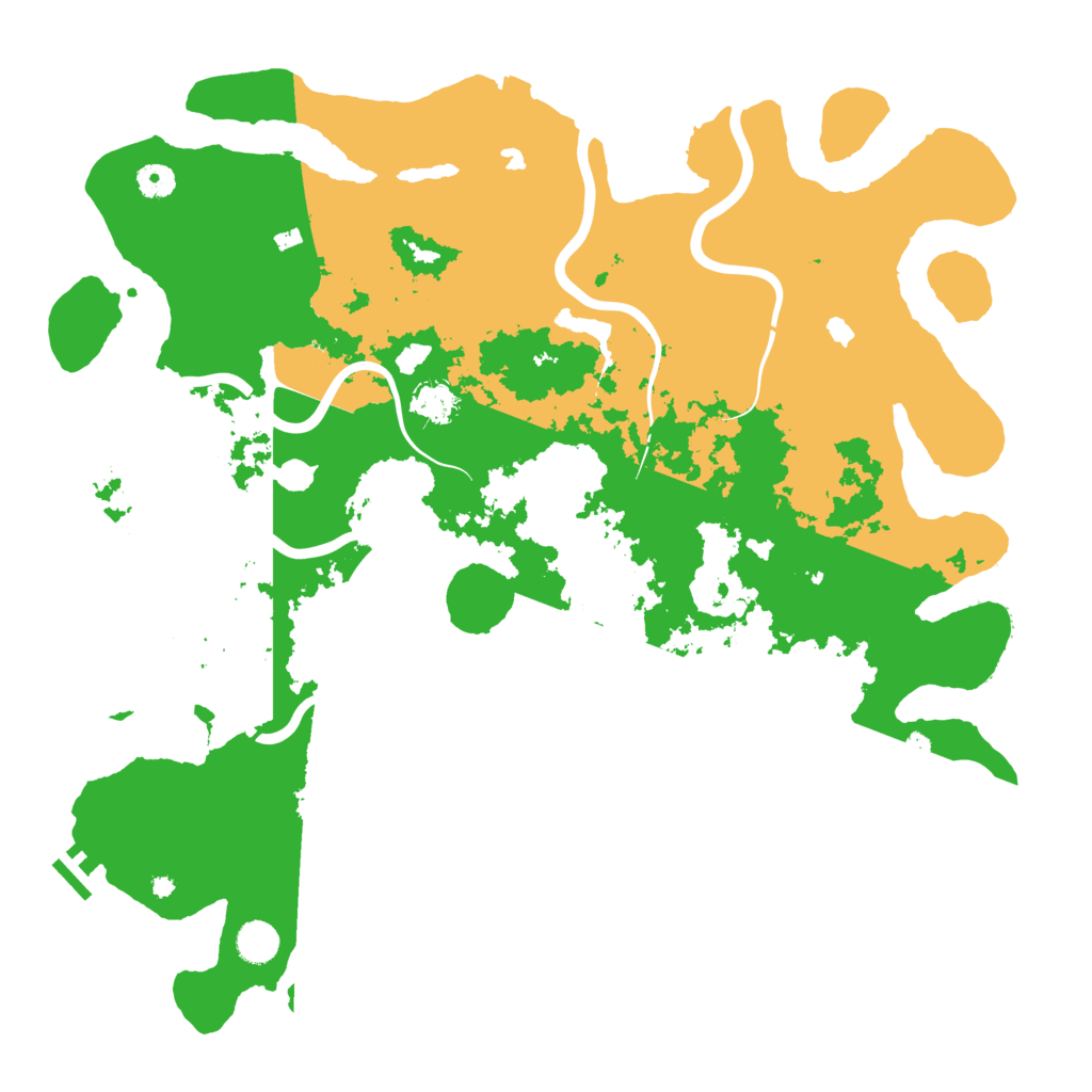 Biome Rust Map: Procedural Map, Size: 4500, Seed: 1893476442
