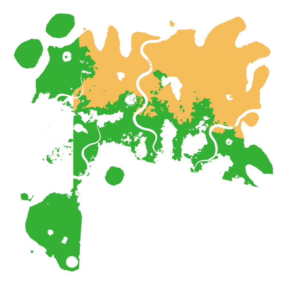 Biome Rust Map: Procedural Map, Size: 4500, Seed: 1212261950