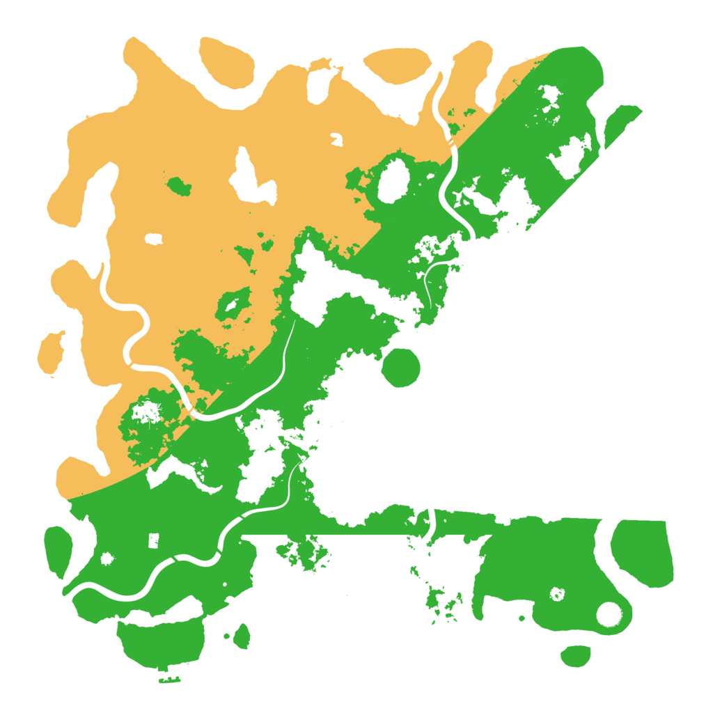 Biome Rust Map: Procedural Map, Size: 5000, Seed: 1269529556