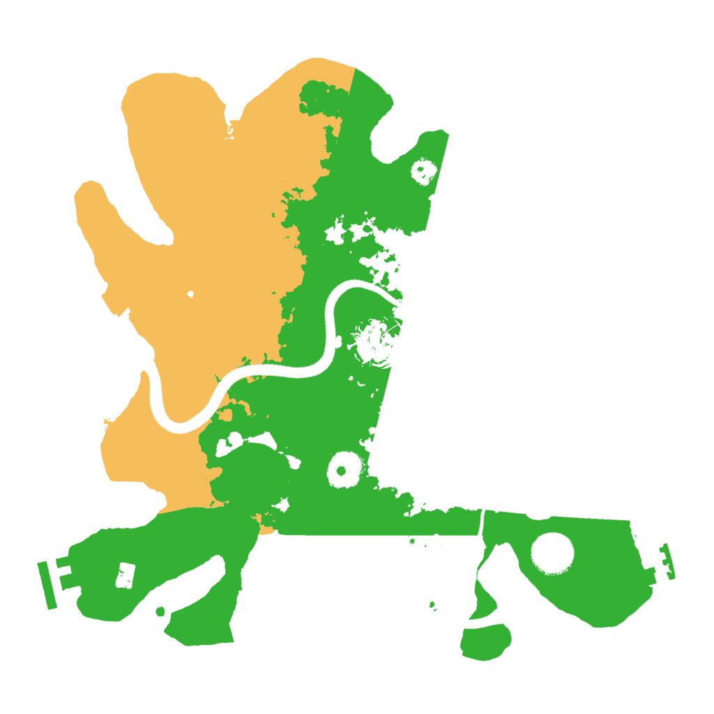 Biome Rust Map: Procedural Map, Size: 3000, Seed: 6575443