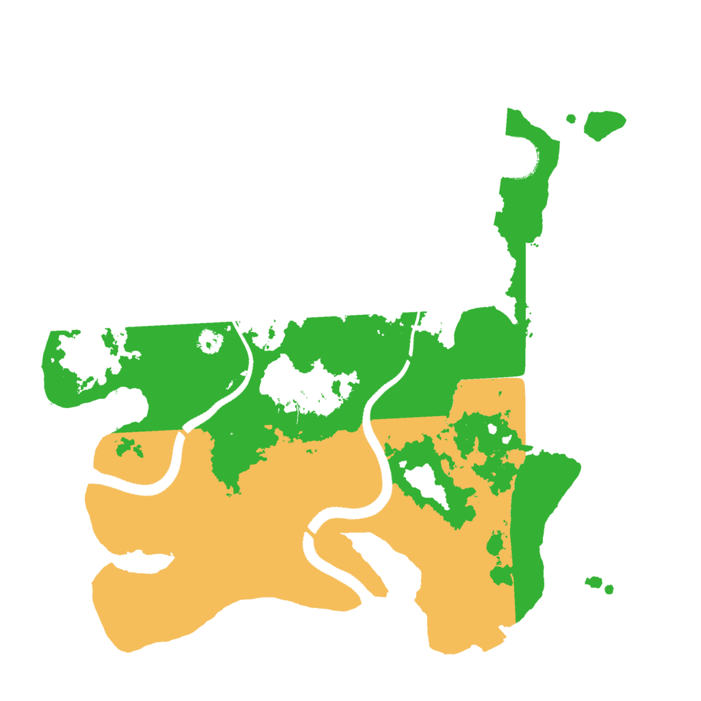 Biome Rust Map: Procedural Map, Size: 3000, Seed: 744137269