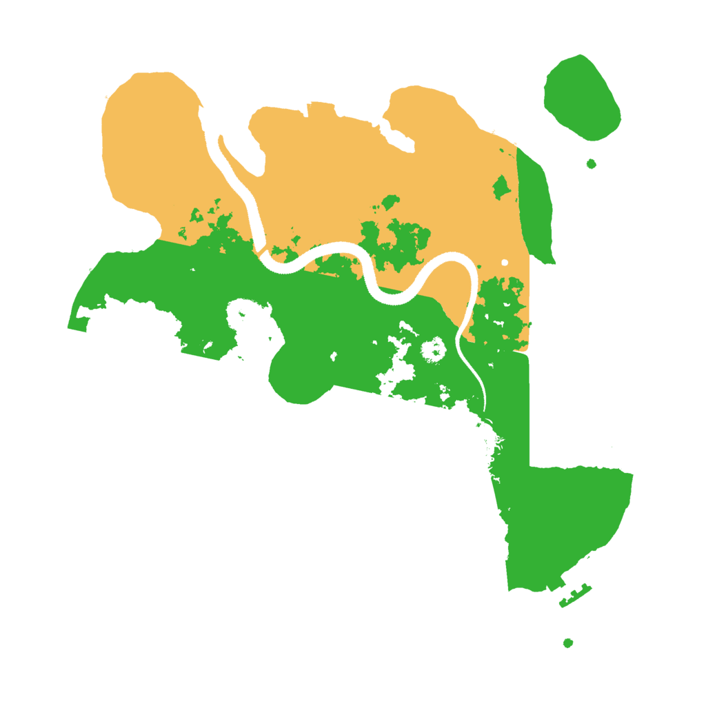 Biome Rust Map: Procedural Map, Size: 3000, Seed: 1025608188