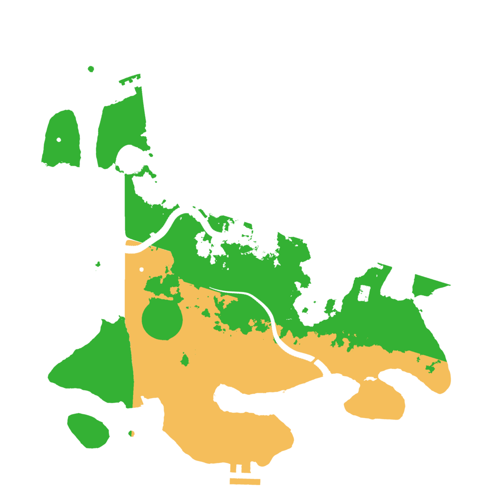 Biome Rust Map: Procedural Map, Size: 3300, Seed: 989898