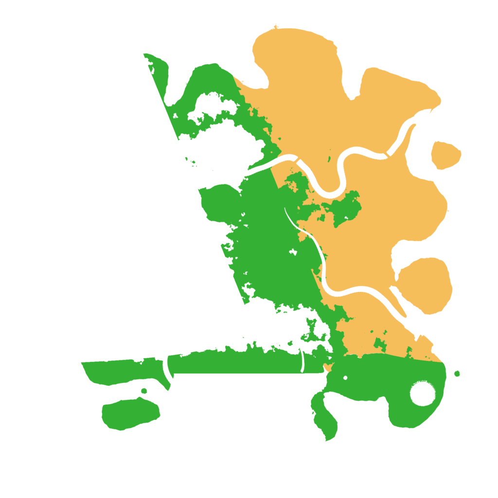 Biome Rust Map: Procedural Map, Size: 3500, Seed: 1246197014