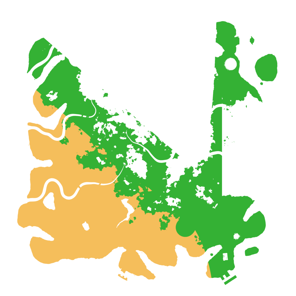 Biome Rust Map: Procedural Map, Size: 4300, Seed: 1344758370