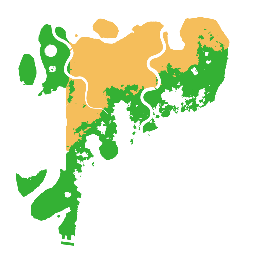 Biome Rust Map: Procedural Map, Size: 3800, Seed: 47422