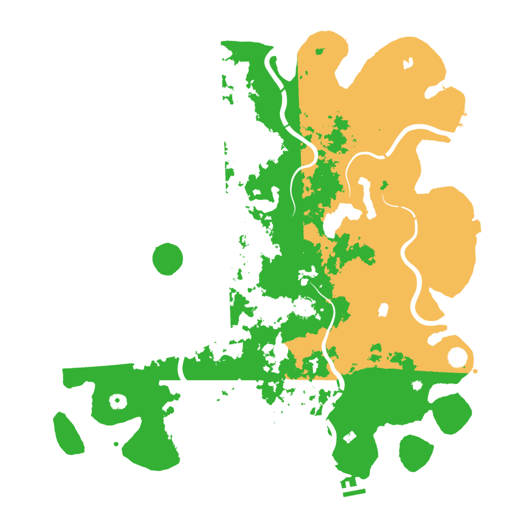 Biome Rust Map: Procedural Map, Size: 4500, Seed: 23718720