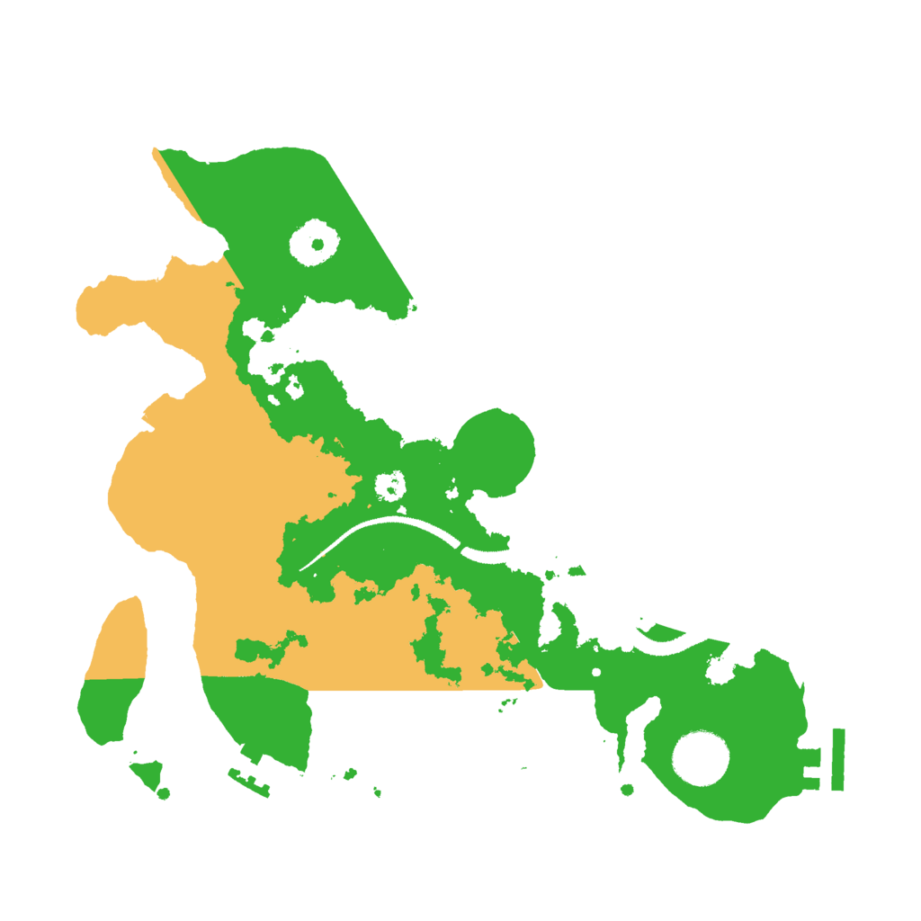 Biome Rust Map: Procedural Map, Size: 3000, Seed: 225479005