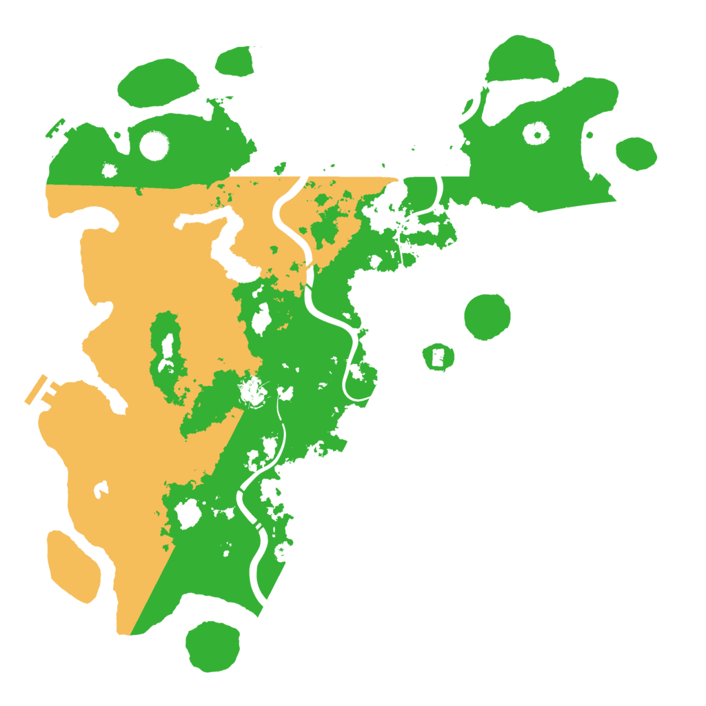 Biome Rust Map: Procedural Map, Size: 4300, Seed: 23255898