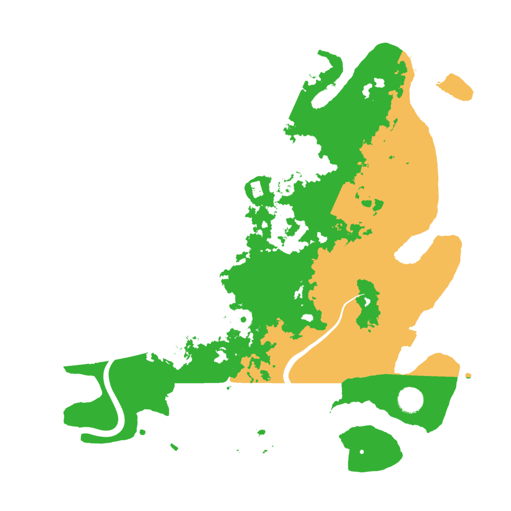 Biome Rust Map: Procedural Map, Size: 3500, Seed: 634569967