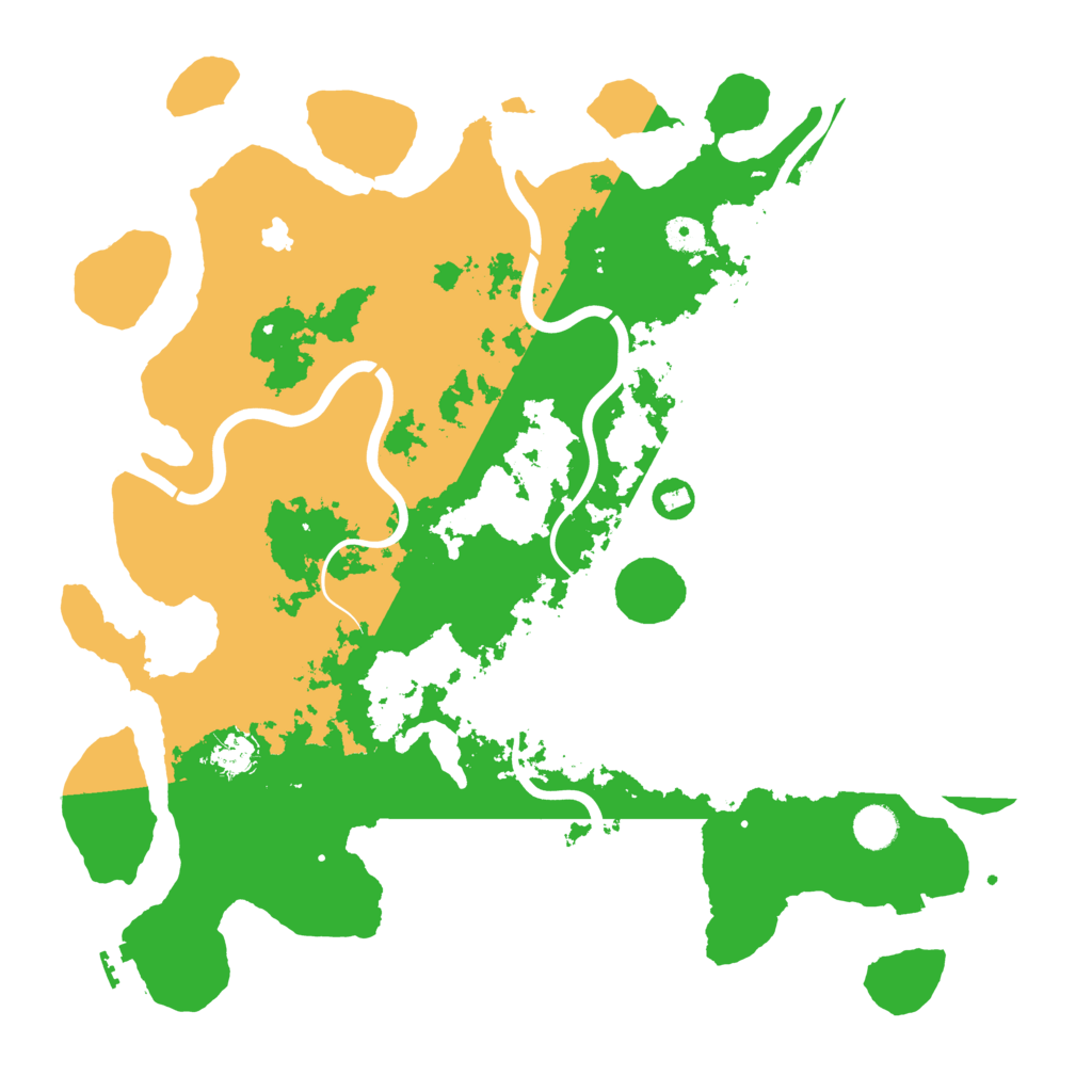 Biome Rust Map: Procedural Map, Size: 4350, Seed: 860315034
