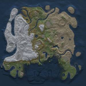 Thumbnail Rust Map: Procedural Map, Size: 4250, Seed: 1510982177, 16 Monuments