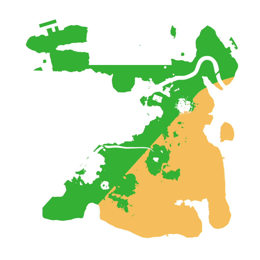 Biome Rust Map: Procedural Map, Size: 3000, Seed: 1846369885