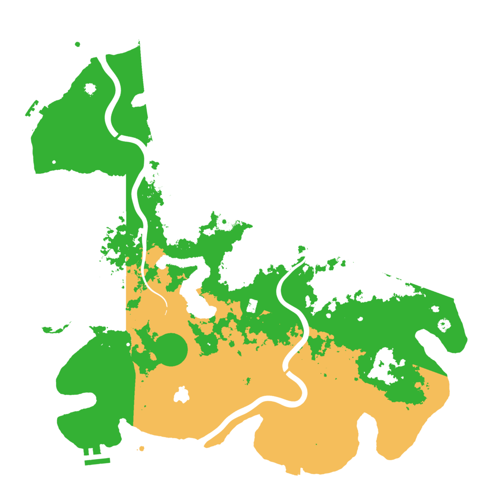 Biome Rust Map: Procedural Map, Size: 4000, Seed: 216864651