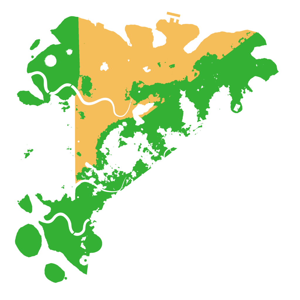 Biome Rust Map: Procedural Map, Size: 4500, Seed: 9182919