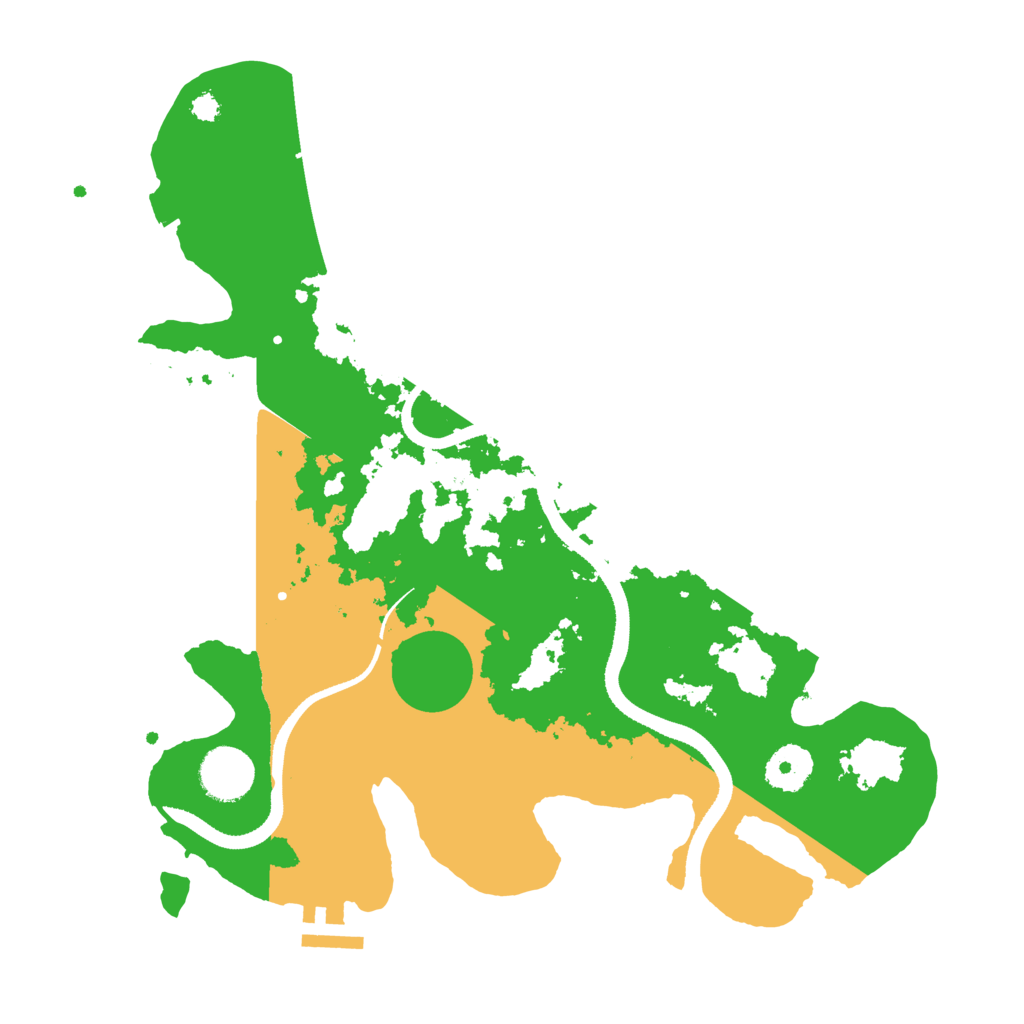 Biome Rust Map: Procedural Map, Size: 3350, Seed: 32398112