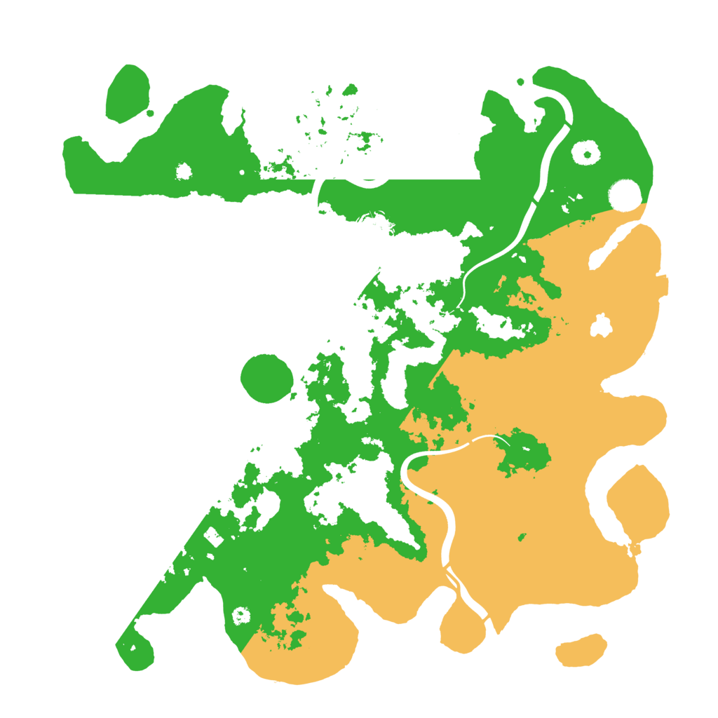 Biome Rust Map: Procedural Map, Size: 4000, Seed: 1250728763