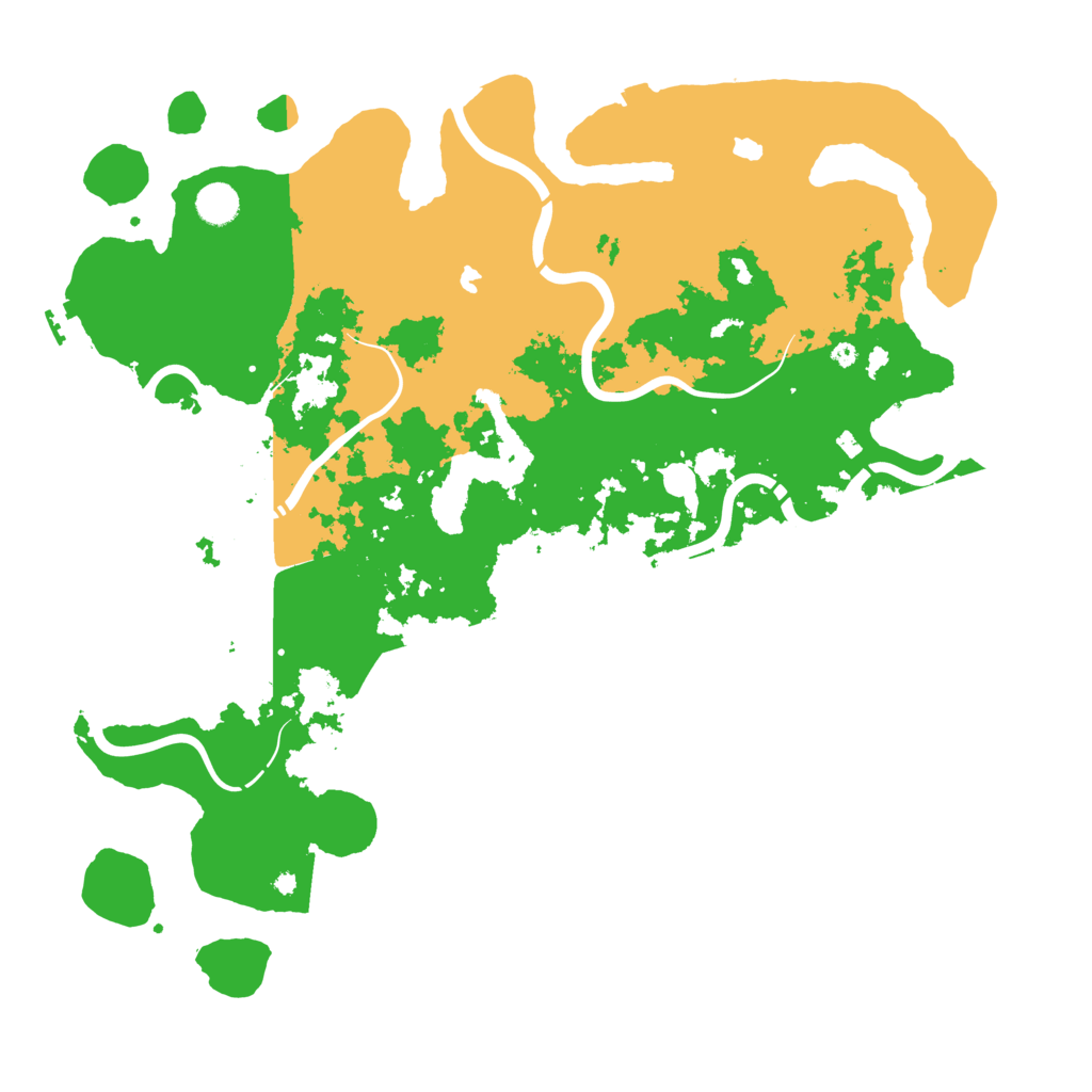Biome Rust Map: Procedural Map, Size: 4500, Seed: 8546521