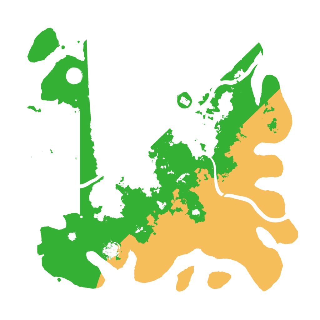 Biome Rust Map: Procedural Map, Size: 3500, Seed: 1847617598