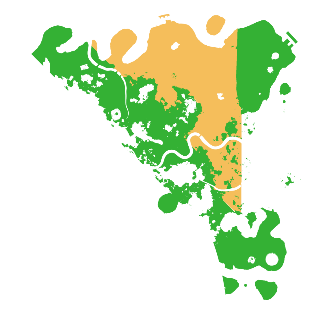 Biome Rust Map: Procedural Map, Size: 4500, Seed: 24263874