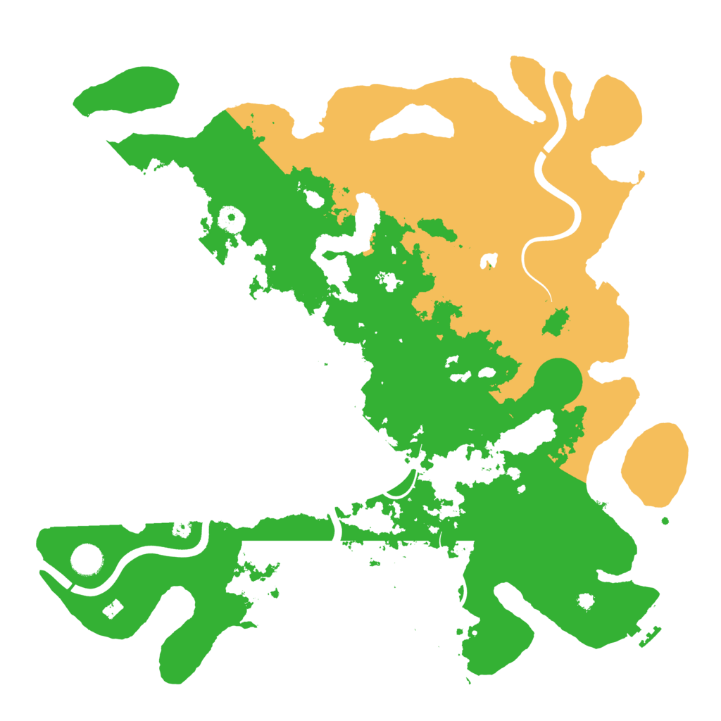 Biome Rust Map: Procedural Map, Size: 4000, Seed: 1210209967