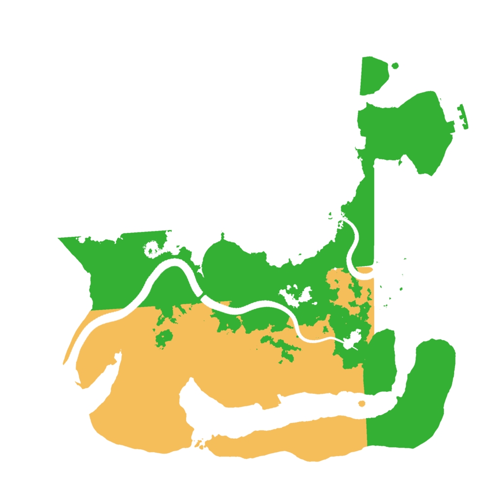 Biome Rust Map: Procedural Map, Size: 3000, Seed: 17822