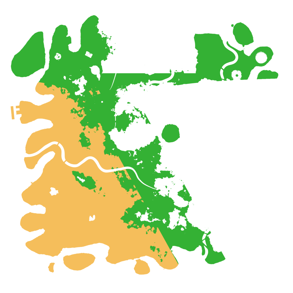 Biome Rust Map: Procedural Map, Size: 4500, Seed: 463148431