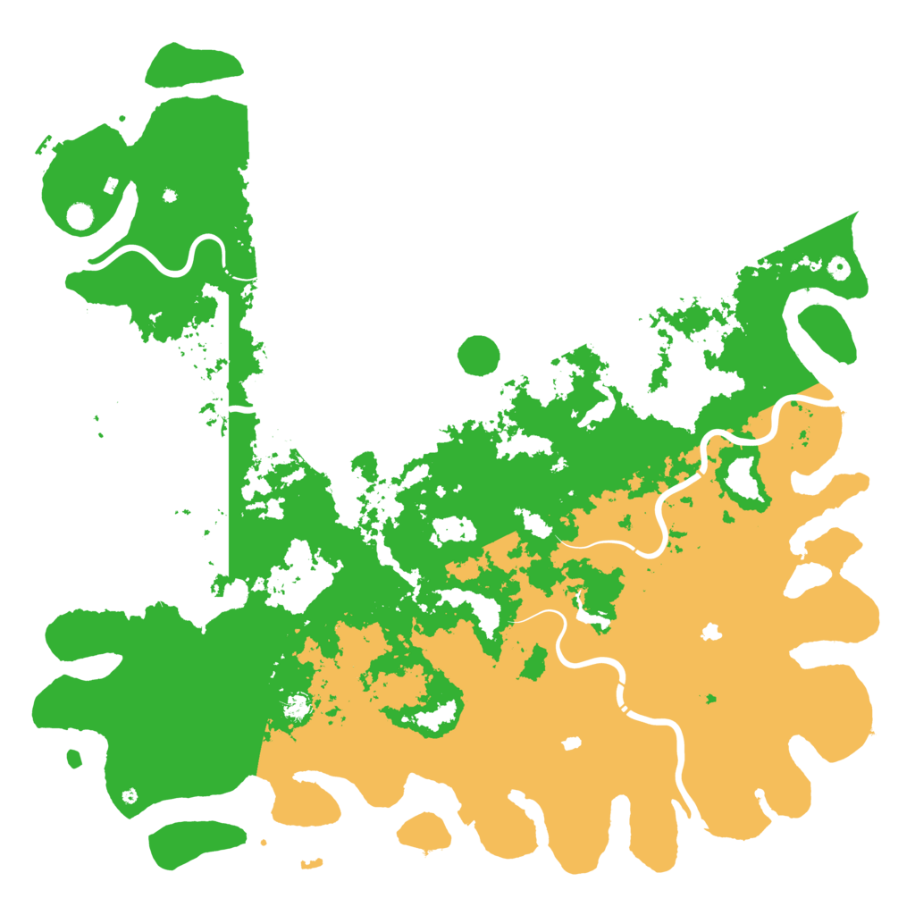Biome Rust Map: Procedural Map, Size: 6000, Seed: 21453