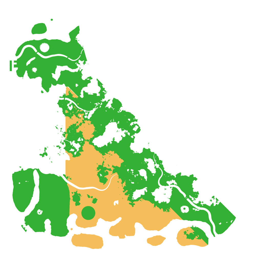 Biome Rust Map: Procedural Map, Size: 5000, Seed: 559142387