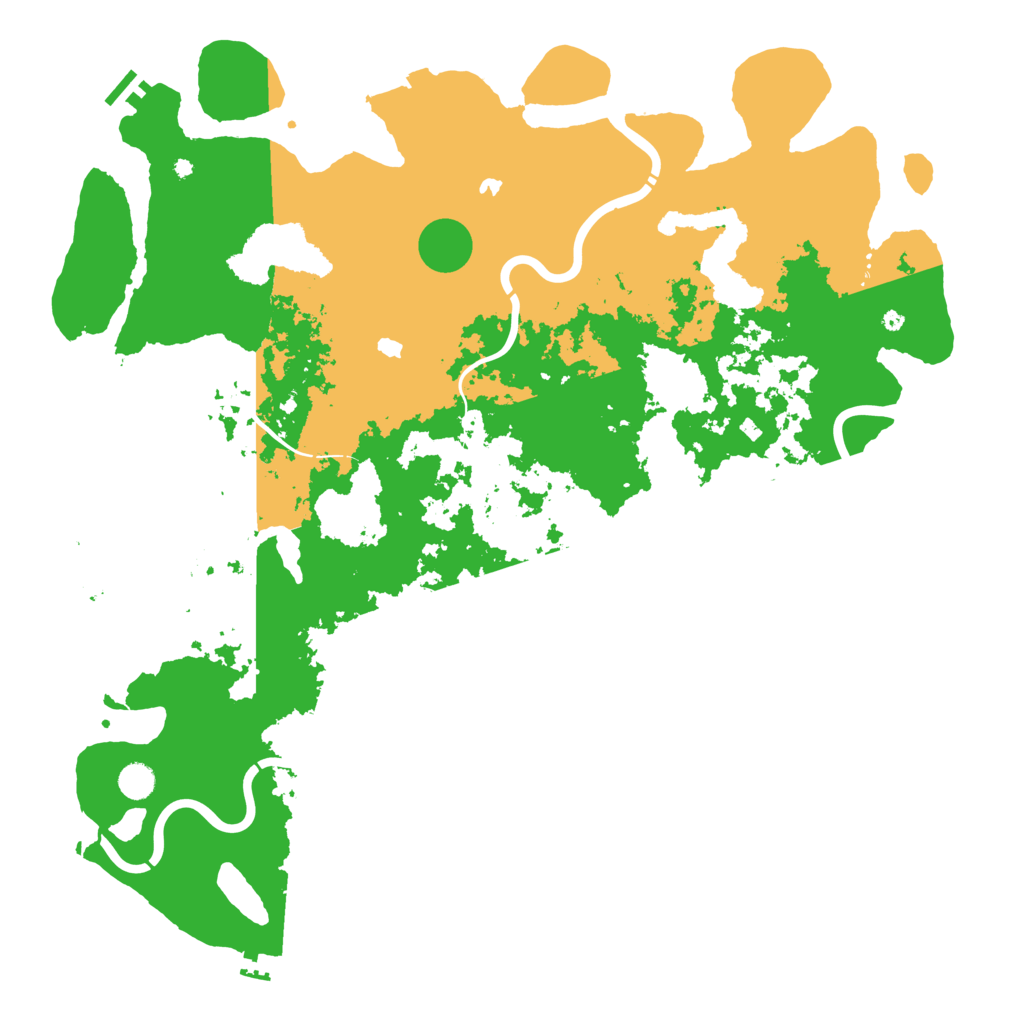 Biome Rust Map: Procedural Map, Size: 5000, Seed: 834872