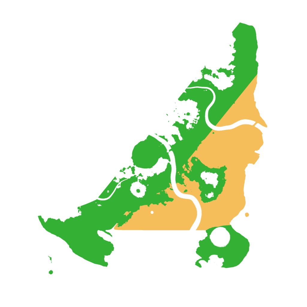 Biome Rust Map: Procedural Map, Size: 3000, Seed: 1410156490