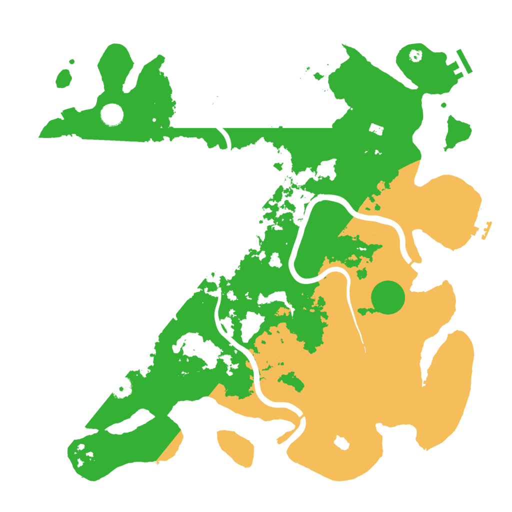 Biome Rust Map: Procedural Map, Size: 4000, Seed: 37689