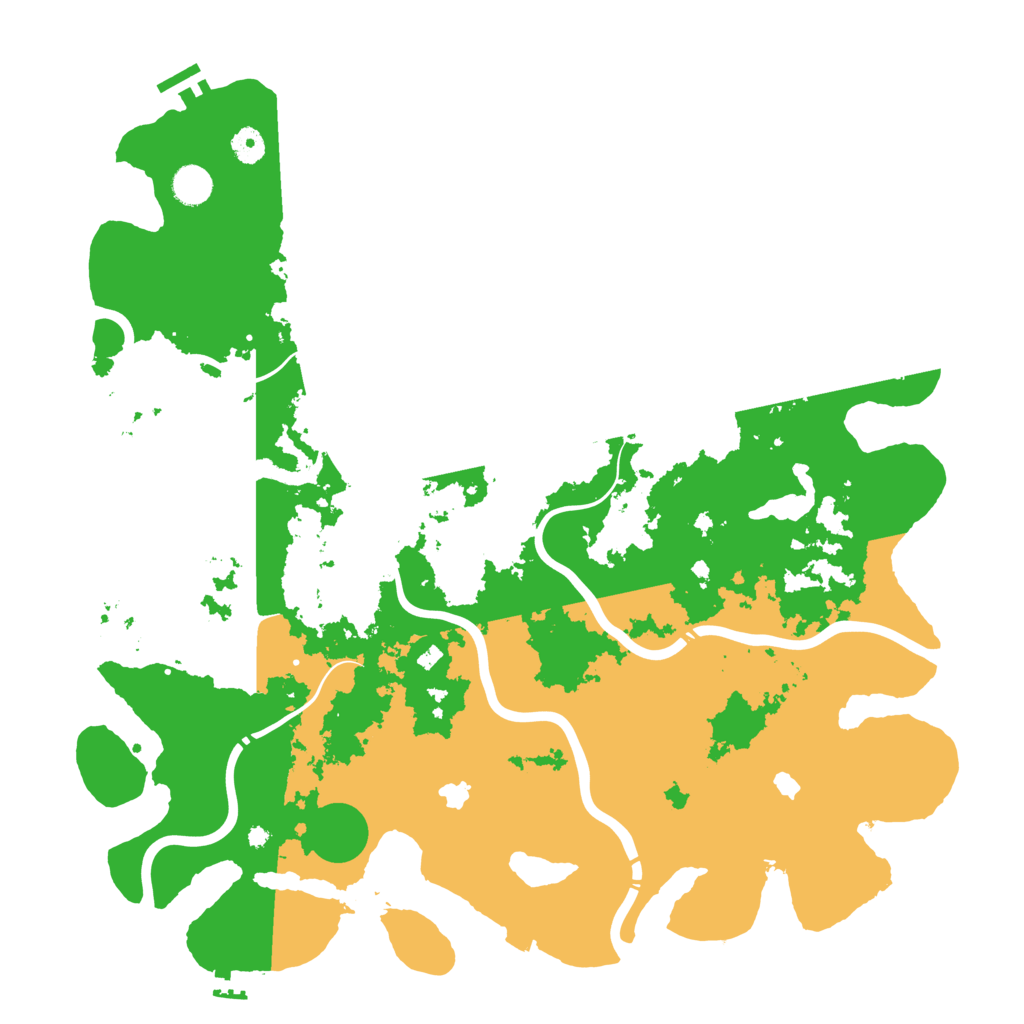 Biome Rust Map: Procedural Map, Size: 4500, Seed: 7821036