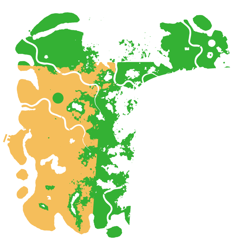 Biome Rust Map: Procedural Map, Size: 6000, Seed: 169656686