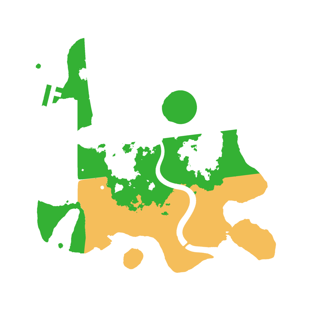 Biome Rust Map: Procedural Map, Size: 2500, Seed: 1223820706