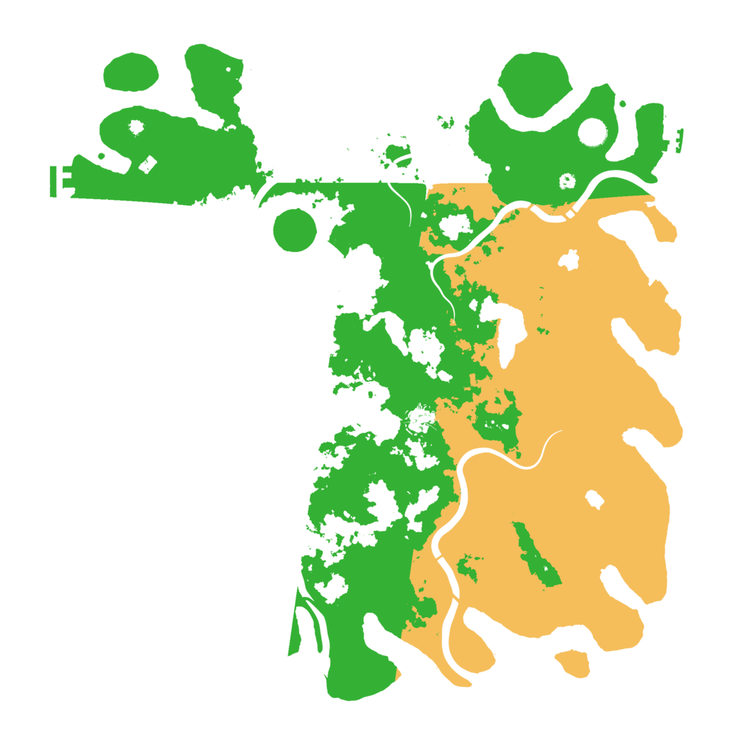 Biome Rust Map: Procedural Map, Size: 4500, Seed: 1640176658