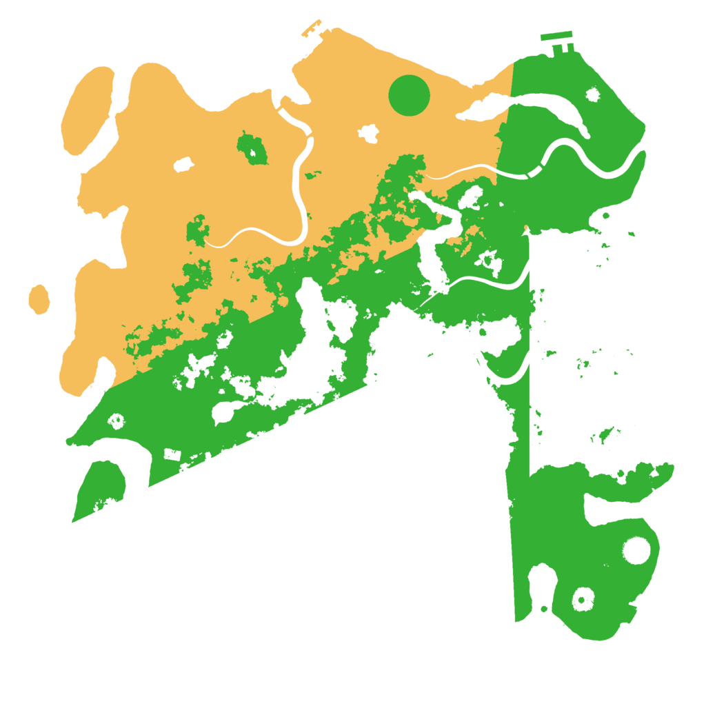 Biome Rust Map: Procedural Map, Size: 4500, Seed: 1049046638
