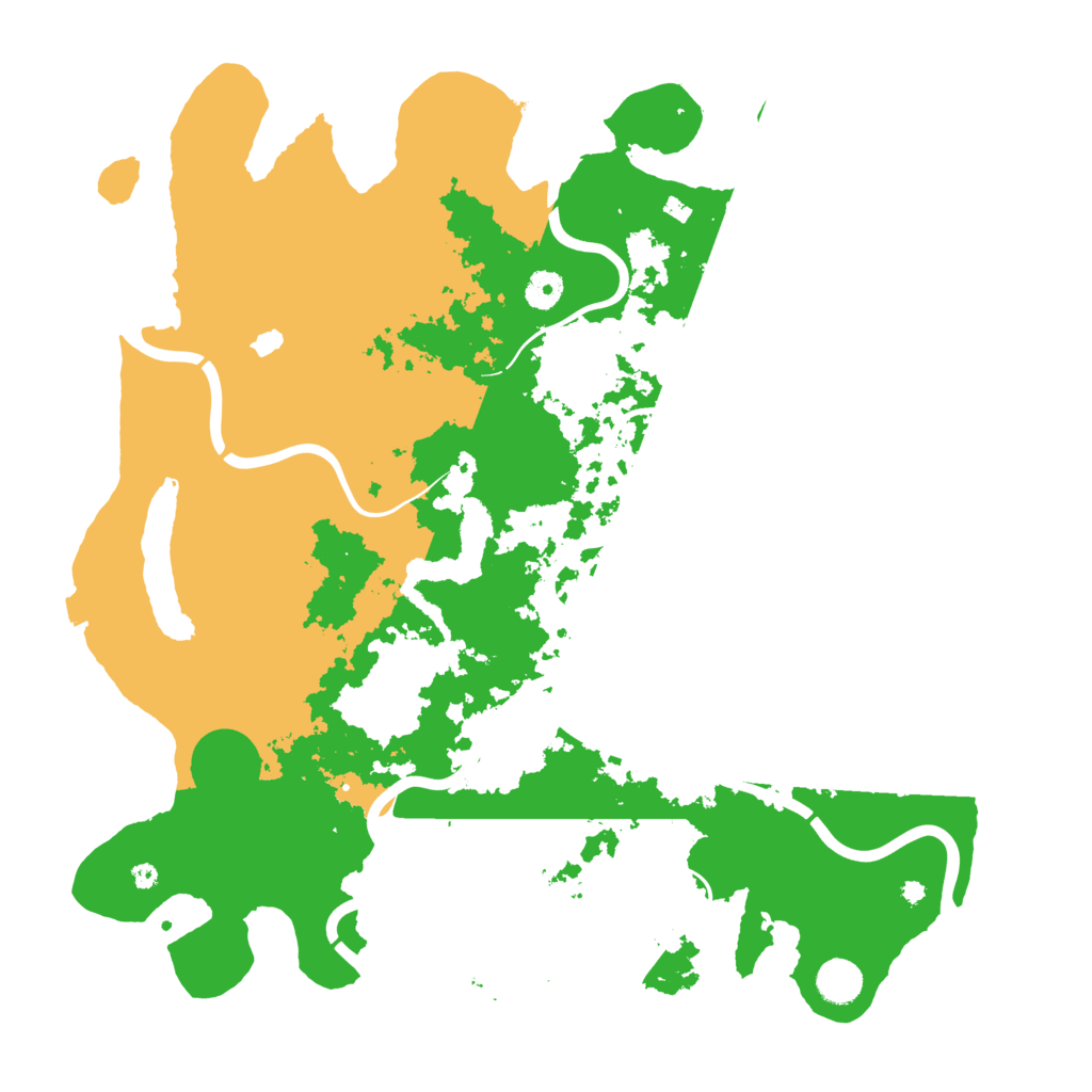 Biome Rust Map: Procedural Map, Size: 4300, Seed: 860270550