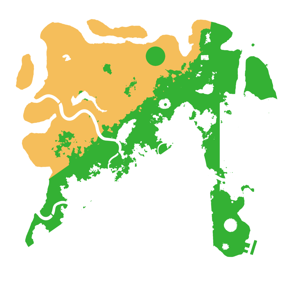Biome Rust Map: Procedural Map, Size: 4000, Seed: 895557308