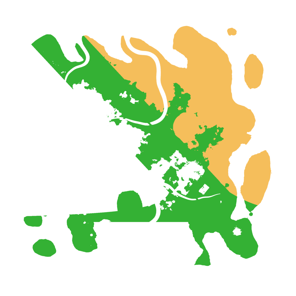 Biome Rust Map: Procedural Map, Size: 3200, Seed: 740107594