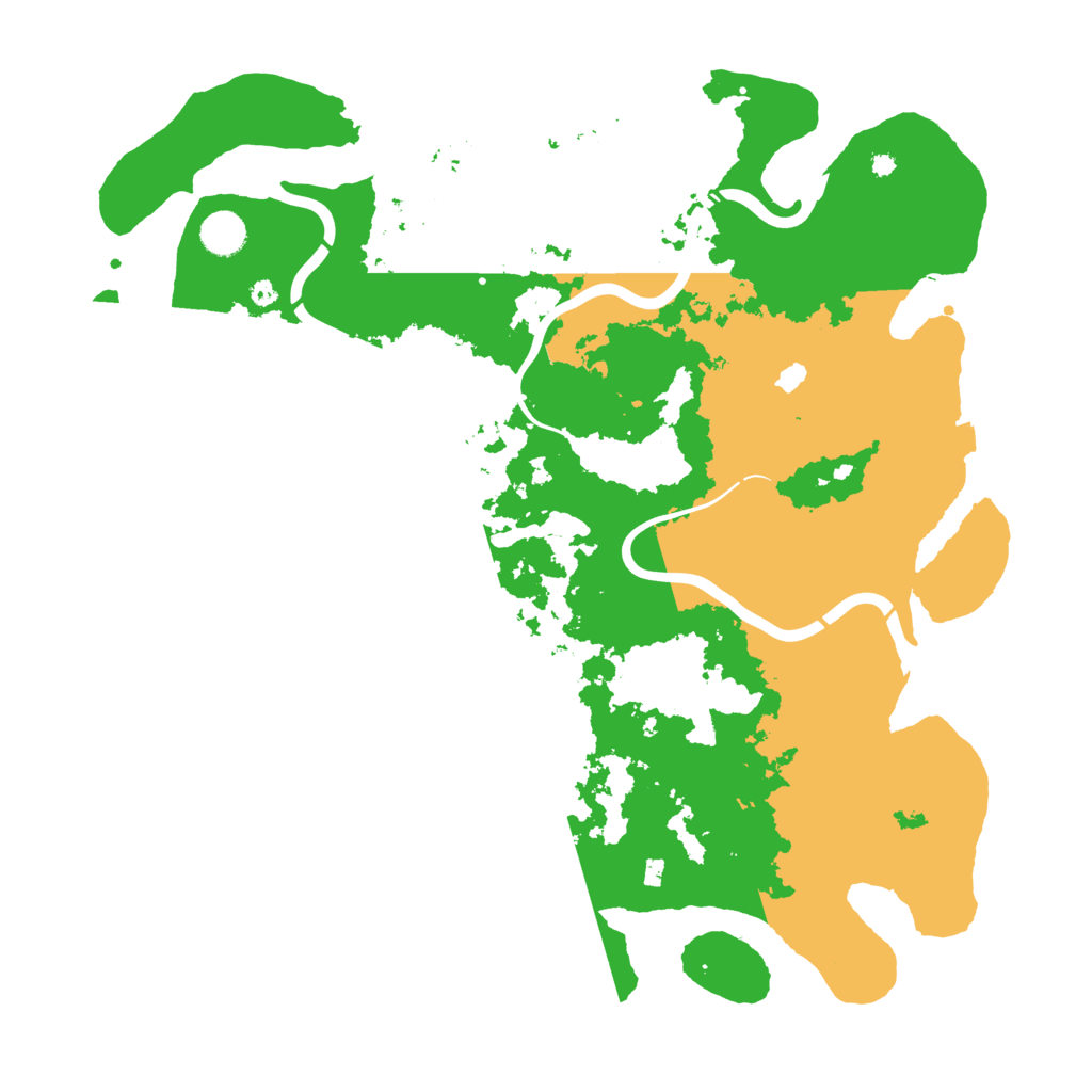 Biome Rust Map: Procedural Map, Size: 4250, Seed: 654466