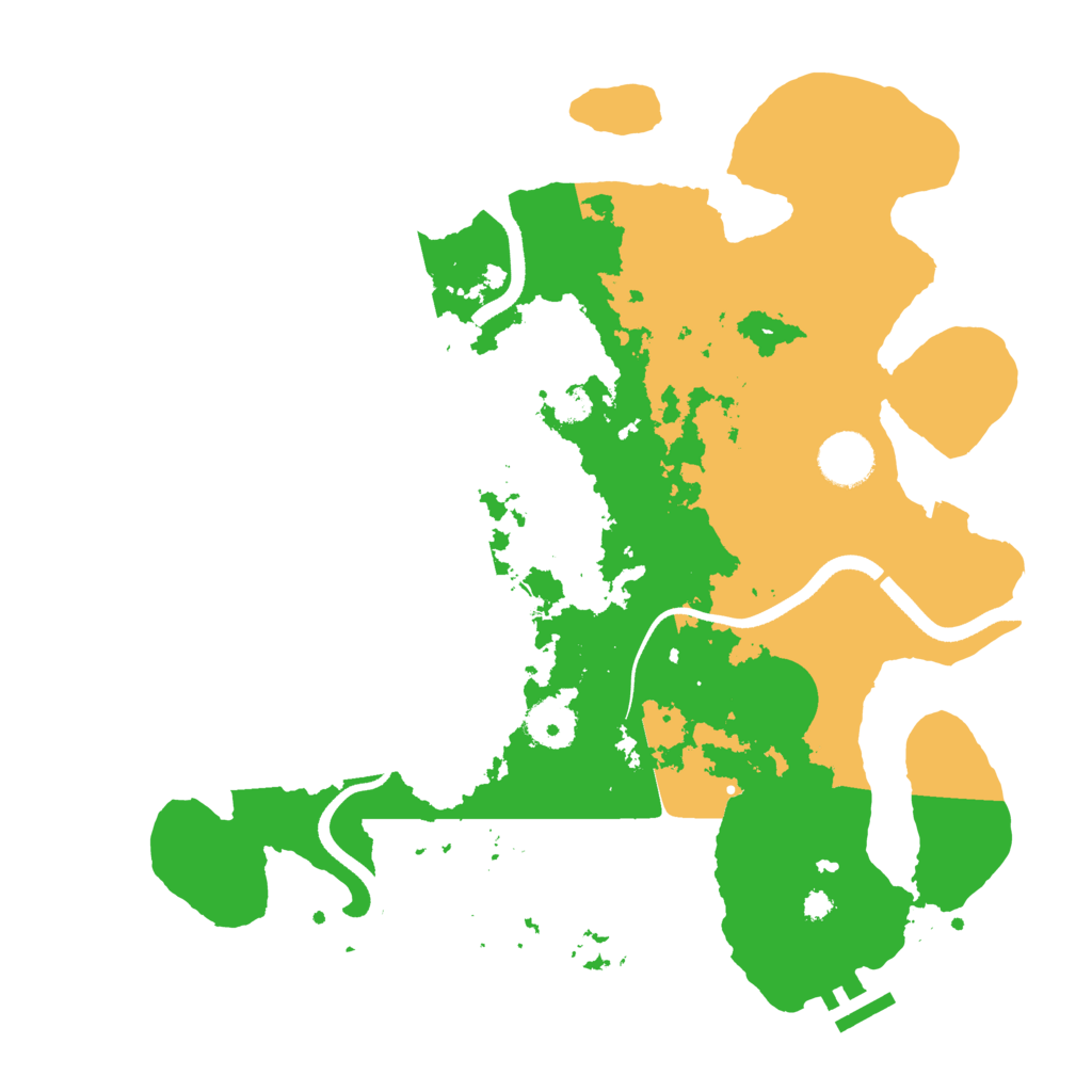 Biome Rust Map: Procedural Map, Size: 3500, Seed: 1618449306