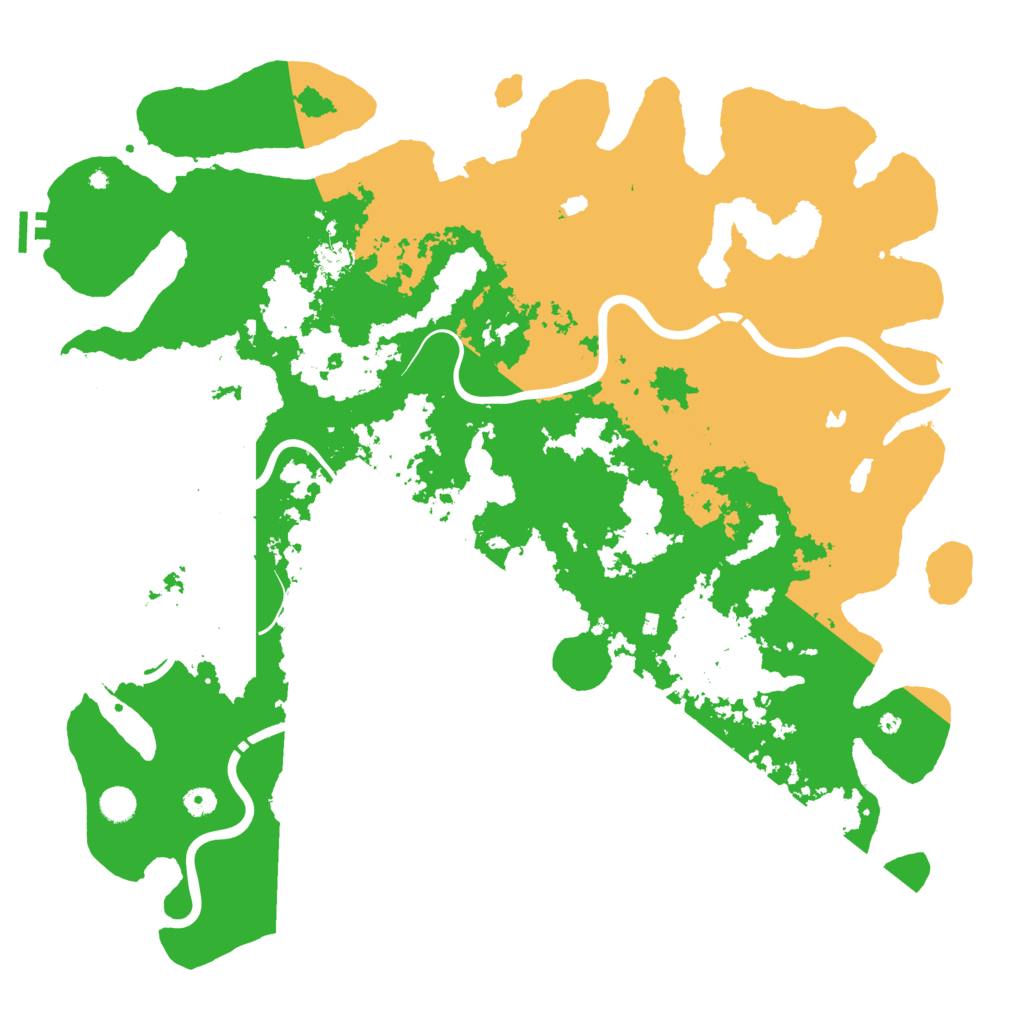 Biome Rust Map: Procedural Map, Size: 5000, Seed: 703596067