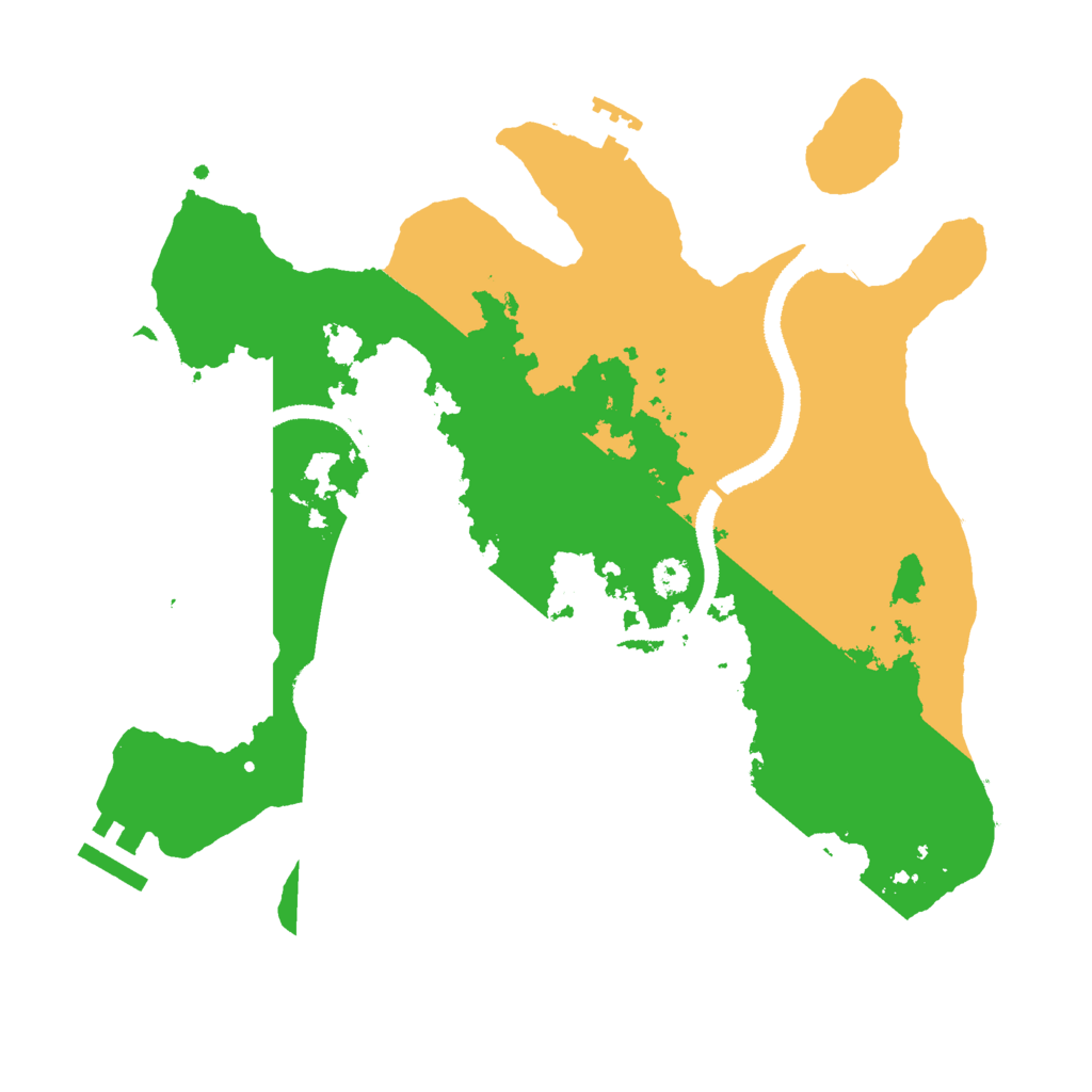Biome Rust Map: Procedural Map, Size: 3000, Seed: 414224318