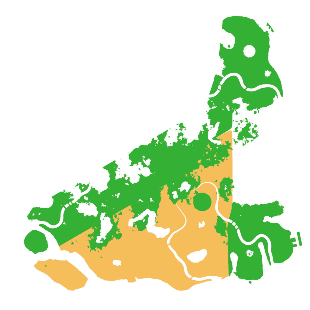 Biome Rust Map: Procedural Map, Size: 4500, Seed: 909169148