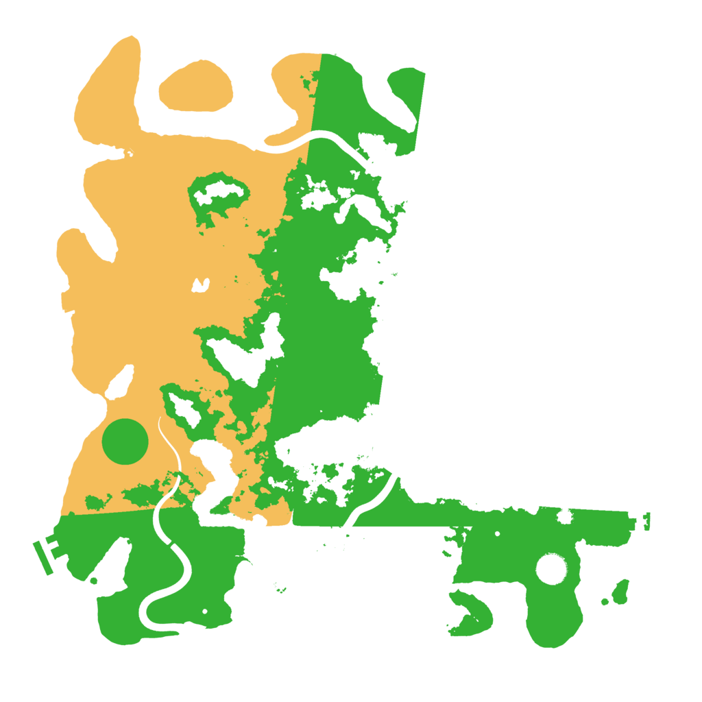 Biome Rust Map: Procedural Map, Size: 4000, Seed: 719208150