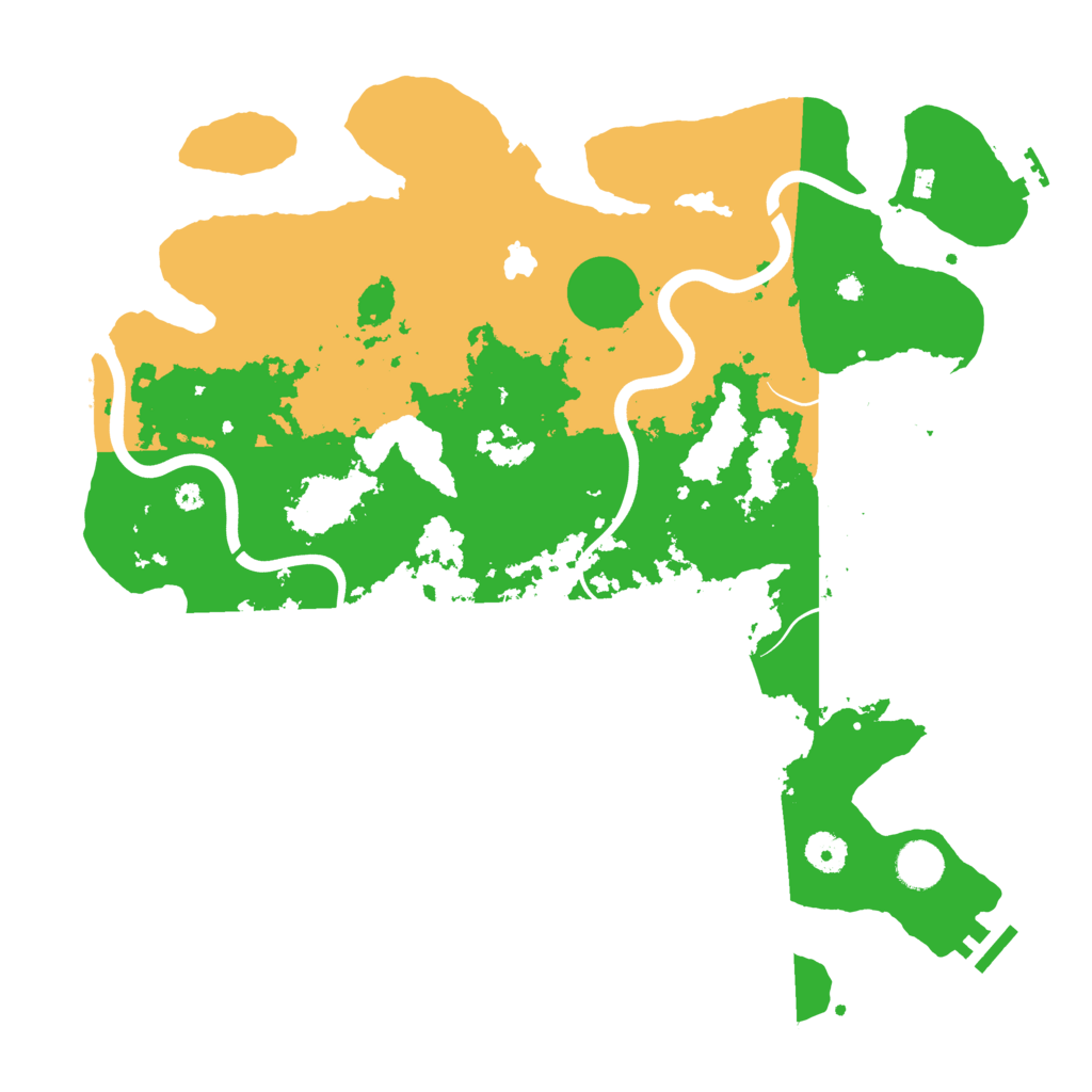 Biome Rust Map: Procedural Map, Size: 4000, Seed: 216684
