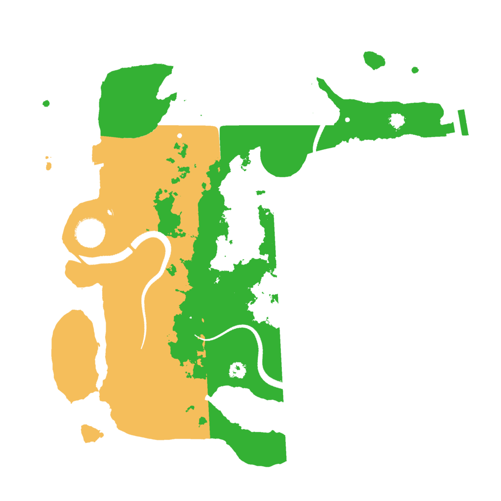 Biome Rust Map: Procedural Map, Size: 3000, Seed: 32650