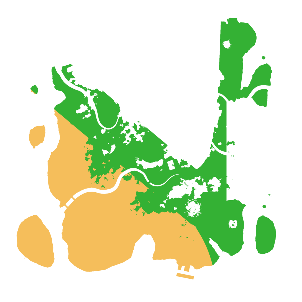 Biome Rust Map: Procedural Map, Size: 3500, Seed: 874428902
