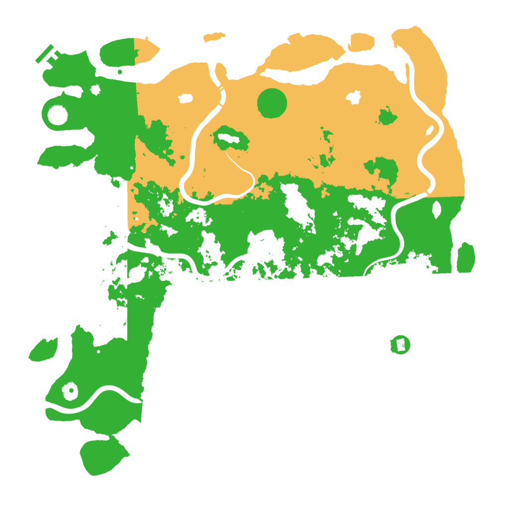 Biome Rust Map: Procedural Map, Size: 4500, Seed: 473831323